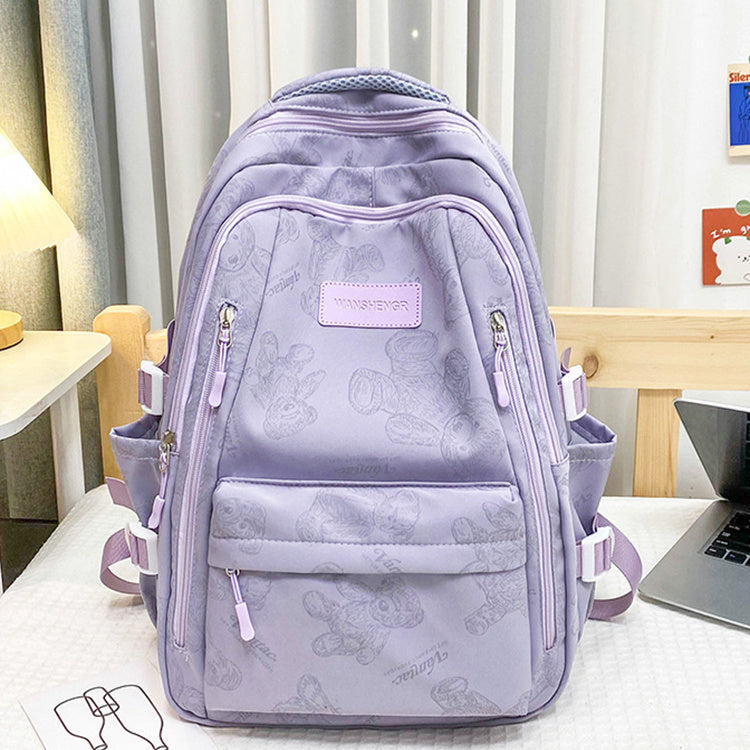 Bears Backpack Bags Women School  Schoolbag Girls