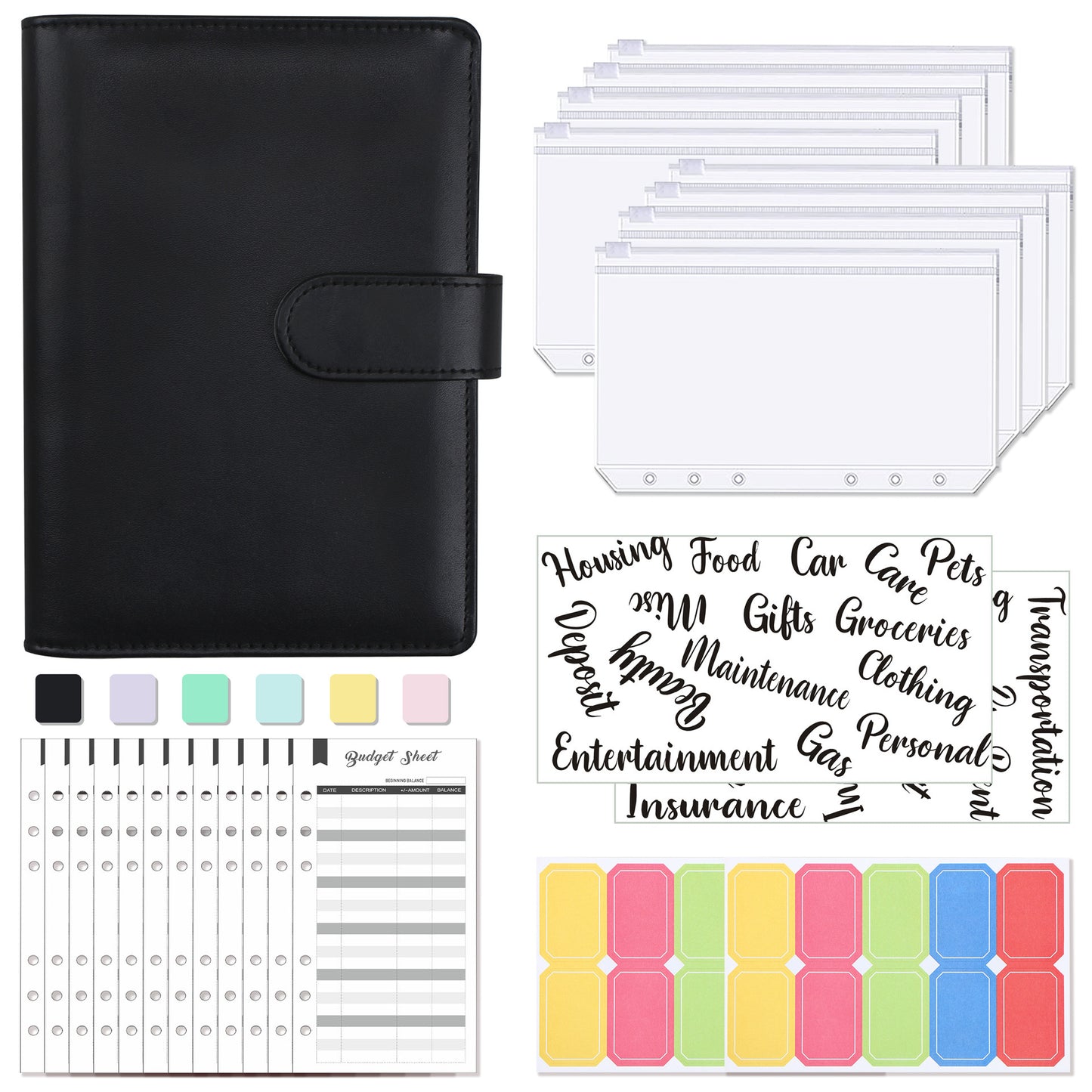 A6 Macaron Notebook 6 Hole Loose-leaf Book